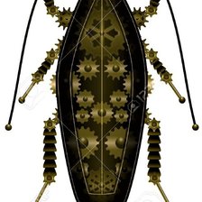 Схема вышивки «механический таракан»