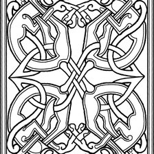 Схема вышивки «средневековый орнамент»