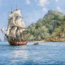 Схема вышивки «Худ. Монтегю Доусон»