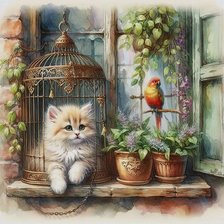 Схема вышивки «доигрались...»