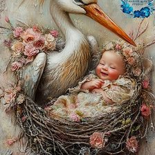 Схема вышивки «долгожданное счастье»