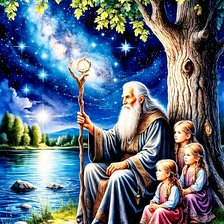 Схема вышивки «Истории странника»