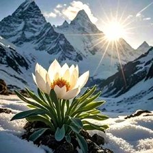 Схема вышивки «Горы»