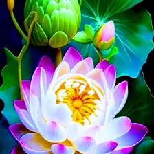 Схема вышивки «Цветы»