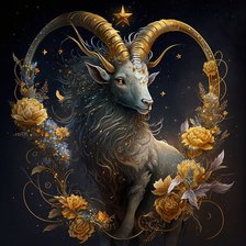 Схема вышивки «Козерог. Зодиак.»