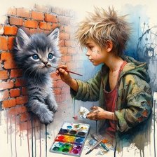 Схема вышивки «Визажист»