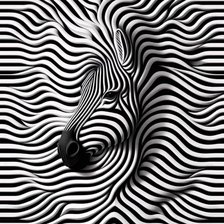 Схема вышивки «Зебра»