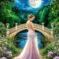 Схема вышивки «Летняя ночь»