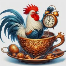 Схема вышивки «время пить чай»