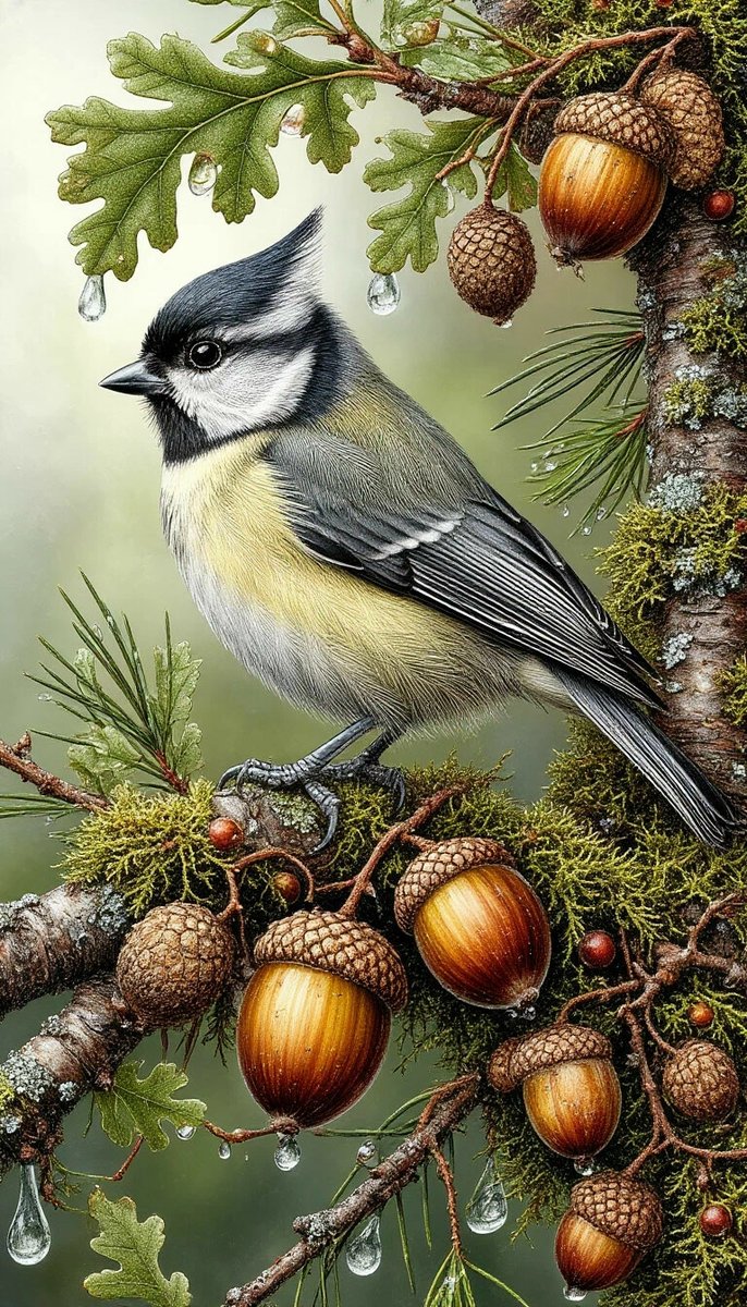 №2883767 - птичка на ветке - оригинал