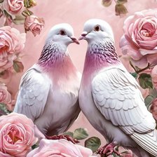 Схема вышивки «tauben»