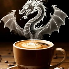 Схема вышивки «Суть  кофе...»