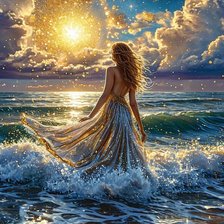 Схема вышивки «Встречая рассвет»