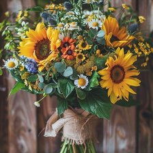 Схема вышивки «цветы, осень»