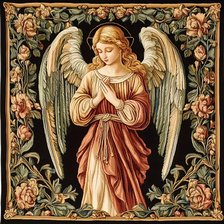 Схема вышивки «ангел смирения»