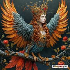 Схема вышивки «Сирин»