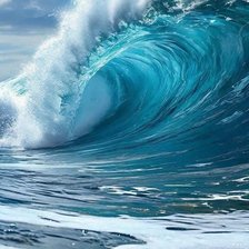 Схема вышивки «Волна»