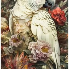 Схема вышивки «птичка»