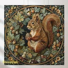 Схема вышивки «белка»