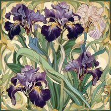 Схема вышивки «цветы»