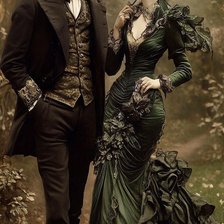 Схема вышивки «Прогулка»