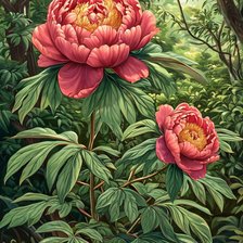 Схема вышивки «цветы»