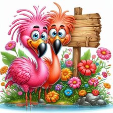 Схема вышивки «птицы»