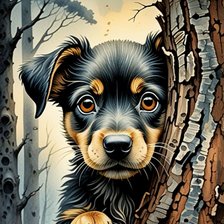 Схема вышивки «животные»