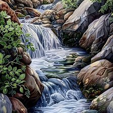 Схема вышивки «живопись»