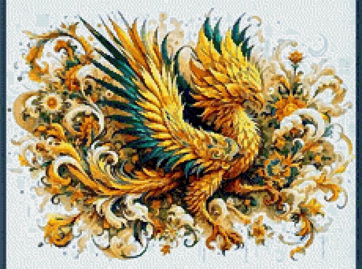 Птицы - феникс - предпросмотр