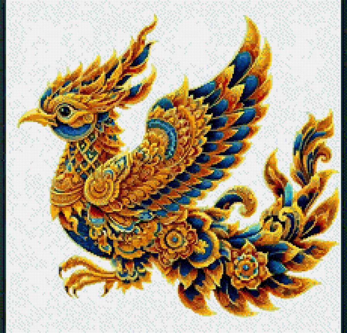 Птицы - феникс - предпросмотр