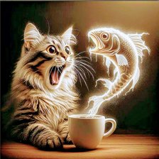 Схема вышивки «Кошки»