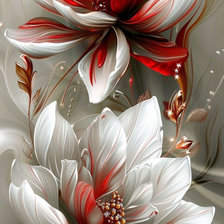 Схема вышивки «Цветы»