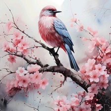 Схема вышивки «Птица»