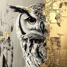 Схема вышивки «Сова»