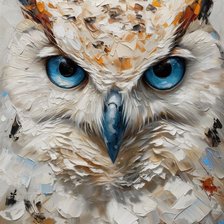 Схема вышивки «Сова»