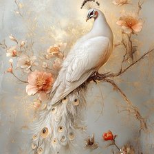 Схема вышивки «Птица»