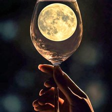 Схема вышивки «Пью лунный свет»