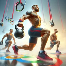 Схема вышивки «Спорт. Мотивация.»