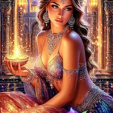 Схема вышивки «Шамаханская царица»