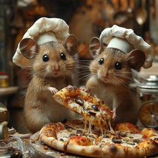 Схема вышивки «мышки»