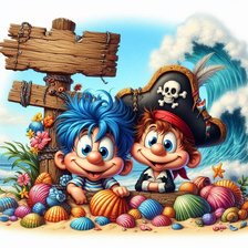 Схема вышивки «детская»