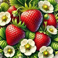 Схема вышивки «ягоды»