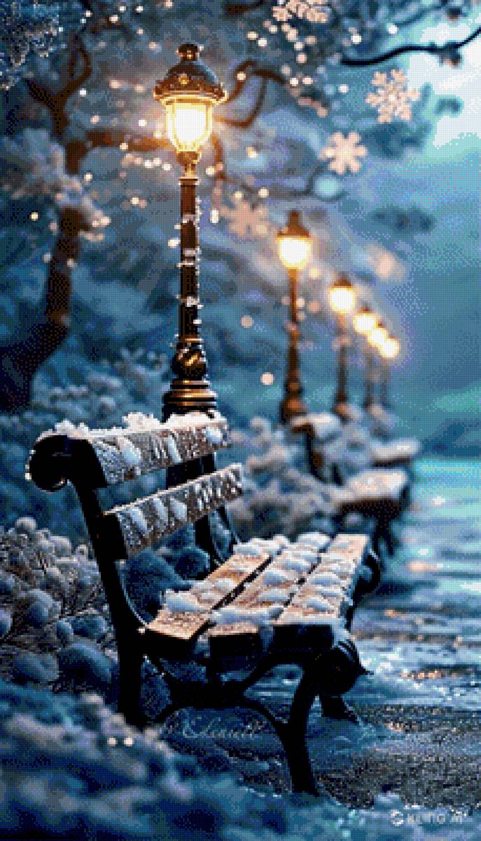 Зимний Парк - зима - предпросмотр