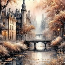 Схема вышивки «Пейзаж»