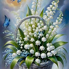 Схема вышивки «пьянящий аромат весны»