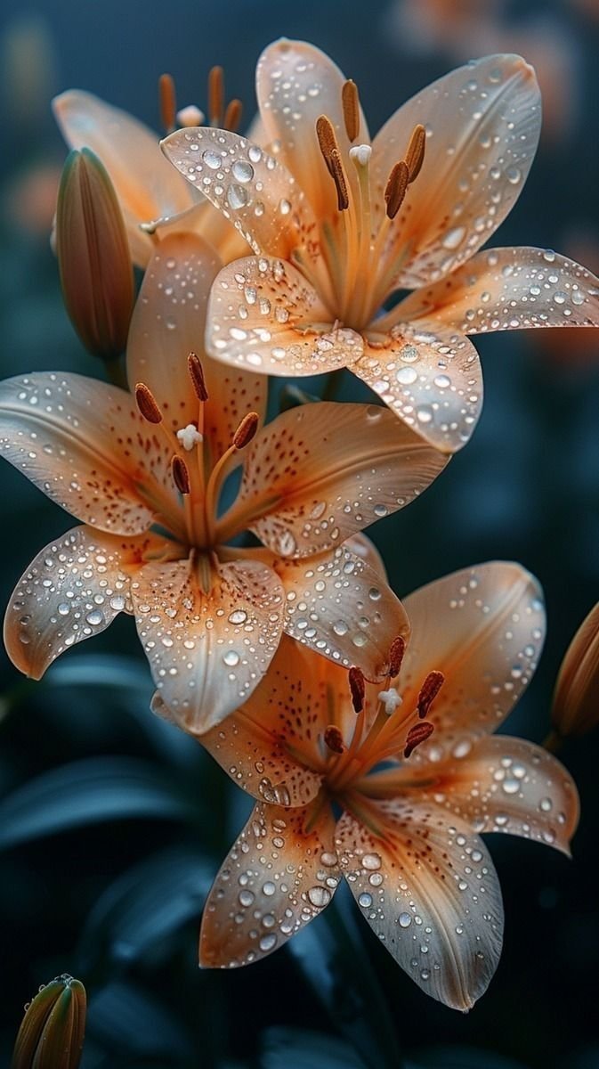 Лилии - цветы - оригинал