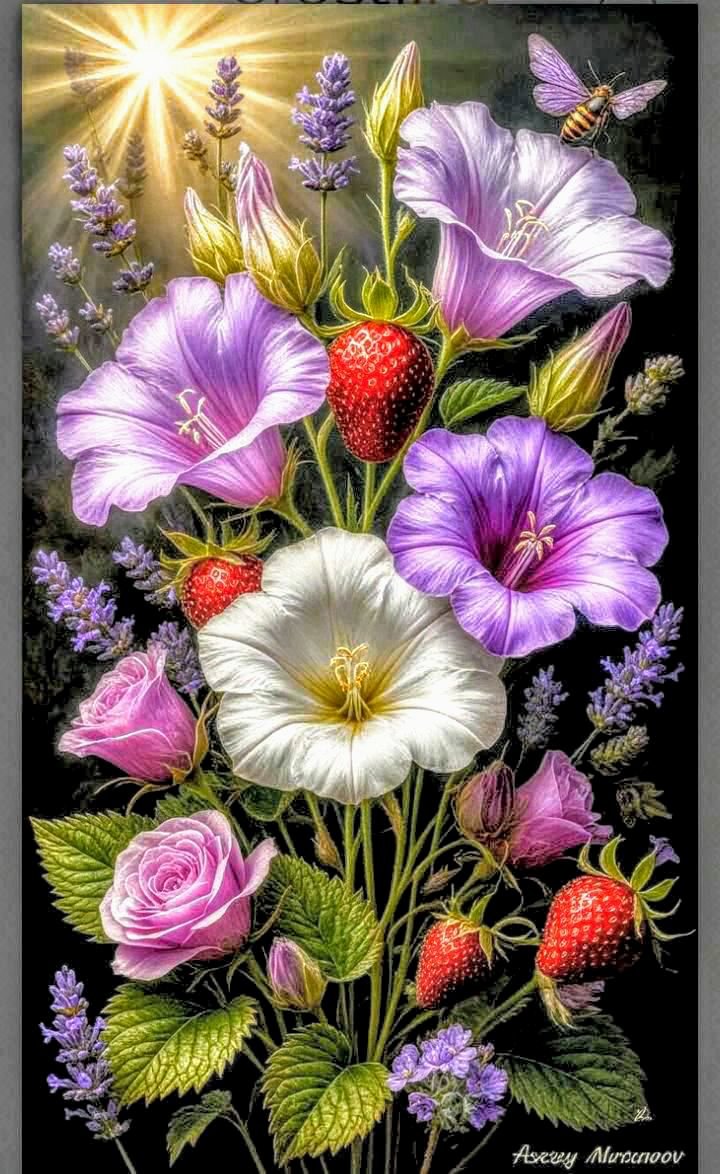 Цветы - букет - оригинал