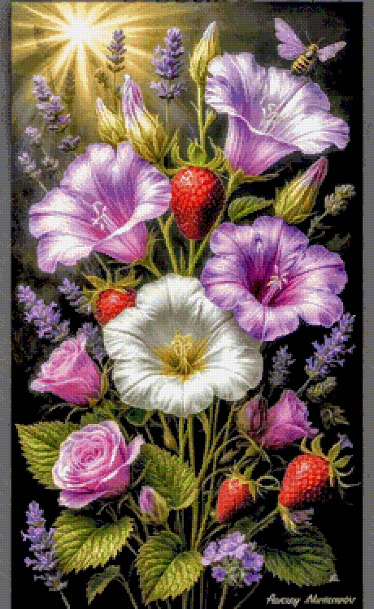 Цветы - букет - предпросмотр