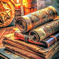 Схема вышивки «Книги»